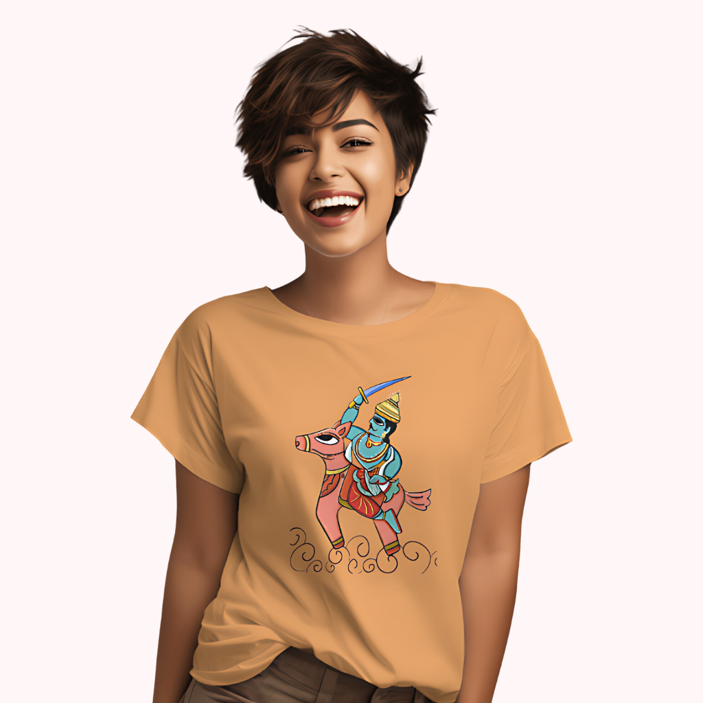 Trending Bengal Art D1: Dasavatara: Women T-Shirt