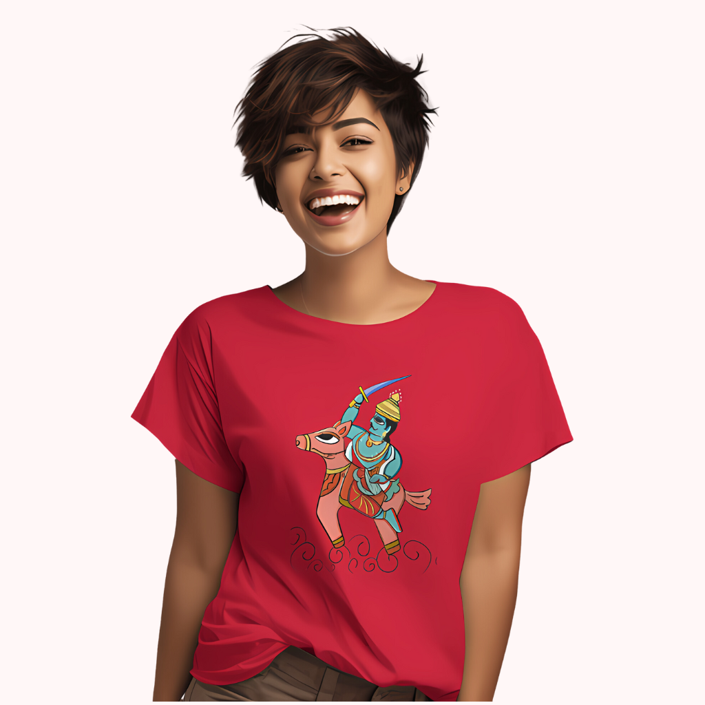 Trending Bengal Art D1: Dasavatara: Women T-Shirt