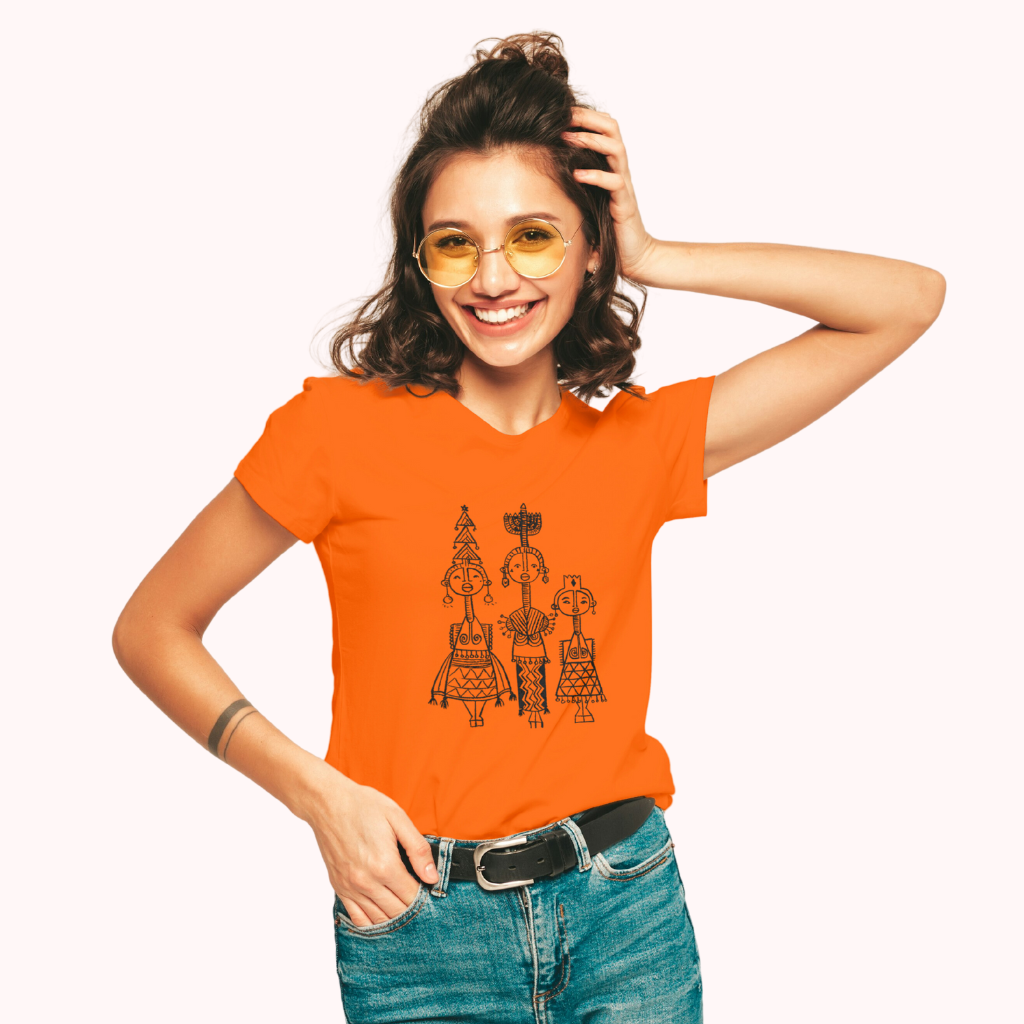 Trending Warli D5: Women T-shirt