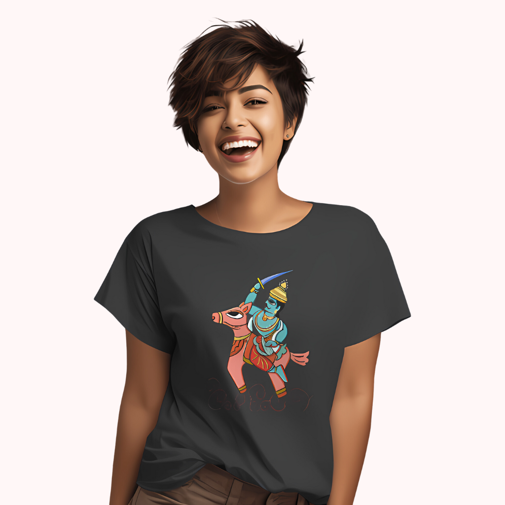 Trending Bengal Art D1: Dasavatara: Women T-Shirt