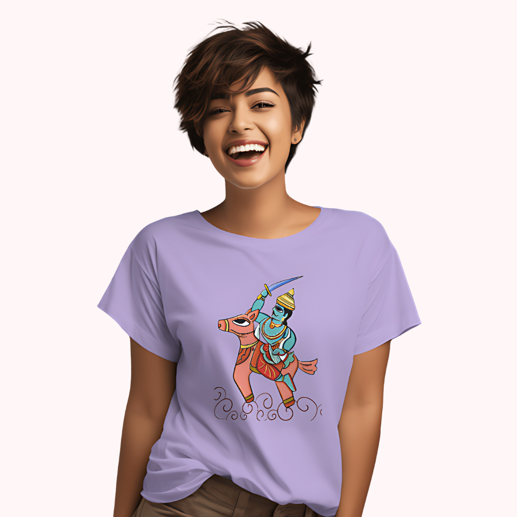 Trending Bengal Art D1: Dasavatara: Women T-Shirt