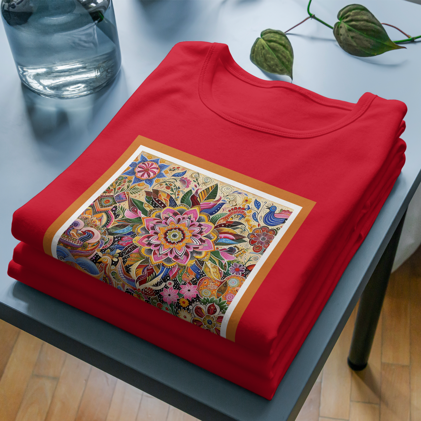 Trending Madhubani Art D1: Unisex T-shirt