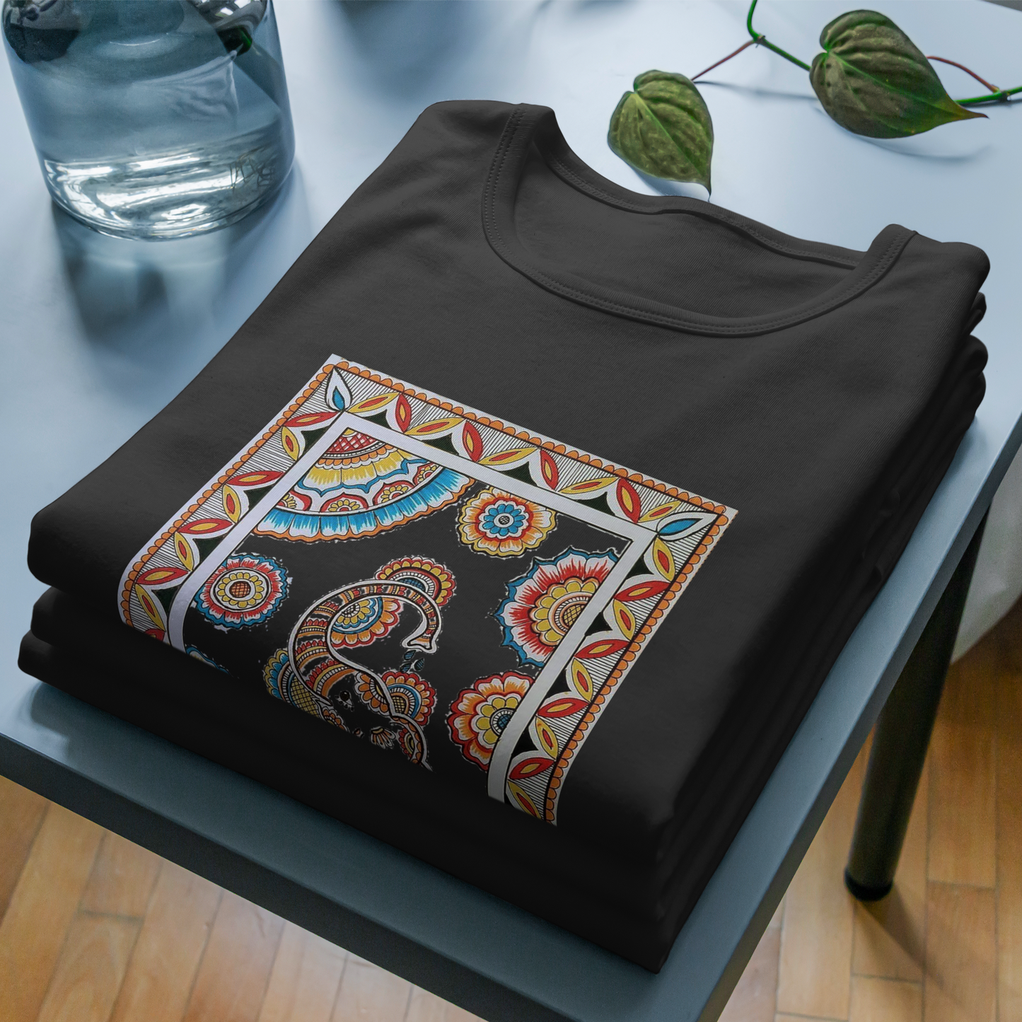 Trending Madhubani Art D5: Unisex T-shirt: