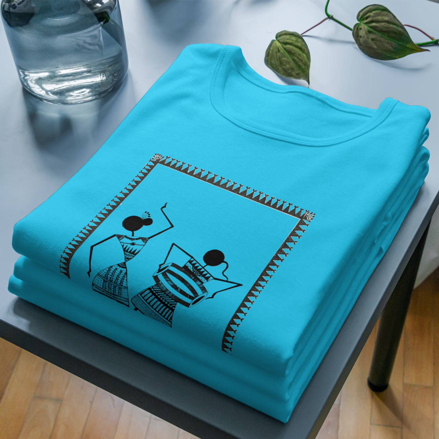 Trending Warli D7: Dancing Couple: Unisex T-Shirt