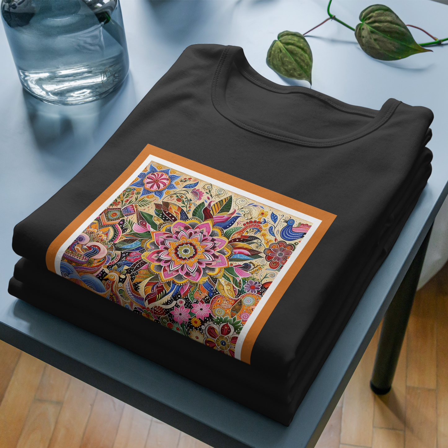 Trending Madhubani Art D1: Unisex T-shirt