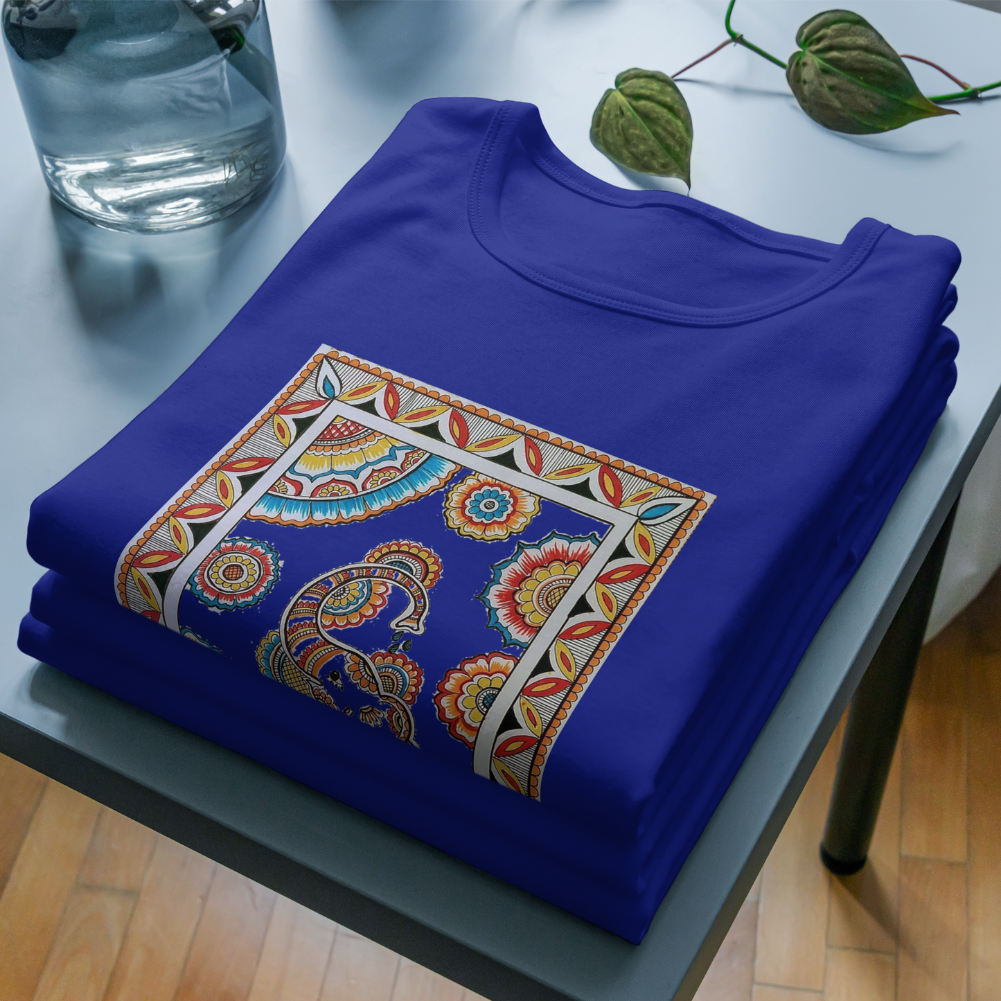 Trending Madhubani Art D5: Unisex T-shirt: