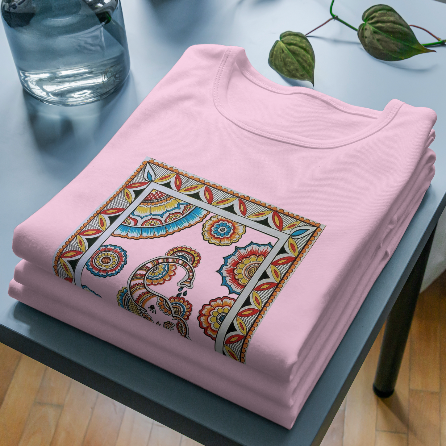 Trending Madhubani Art D5: Unisex T-shirt: