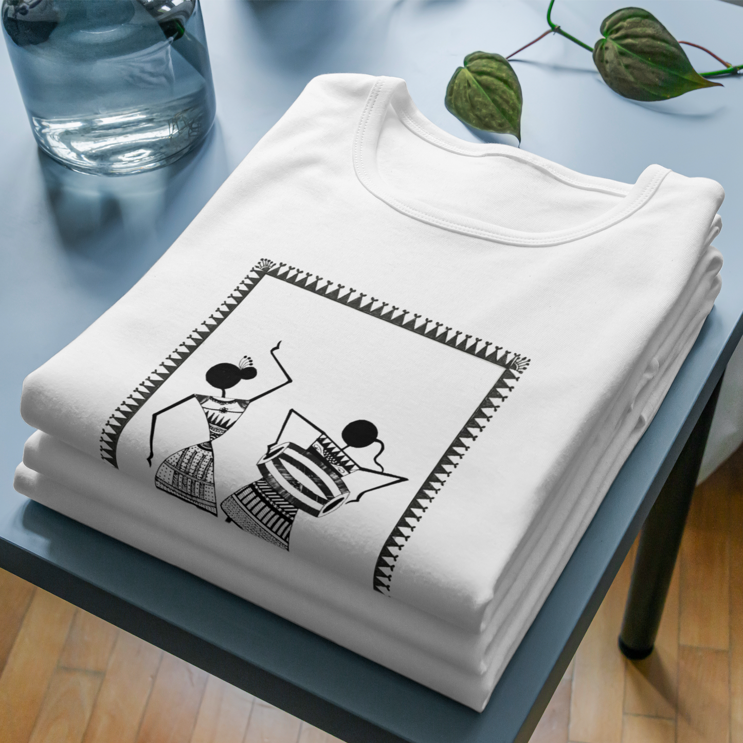 Trending Warli D7: Dancing Couple: Unisex T-Shirt