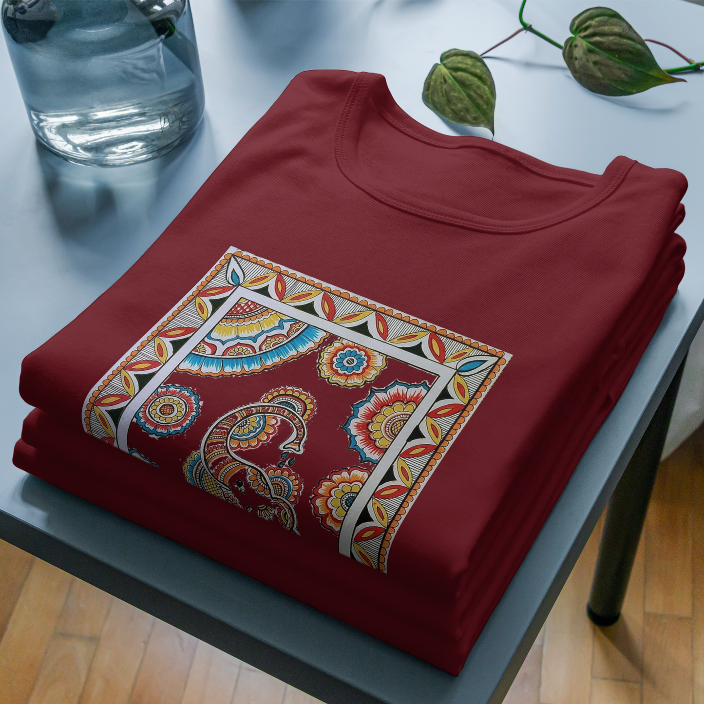 Trending Madhubani Art D5: Unisex T-shirt: