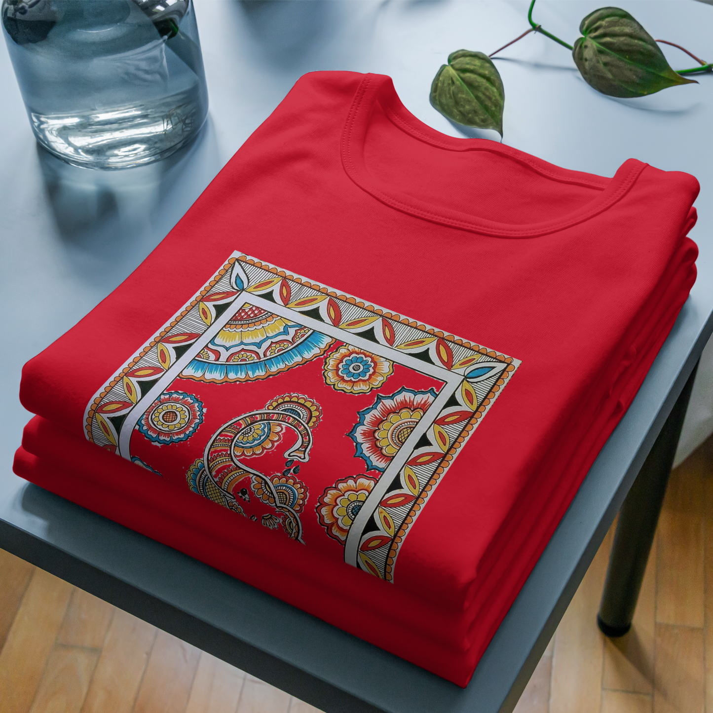 Trending Madhubani Art D5: Unisex T-shirt: