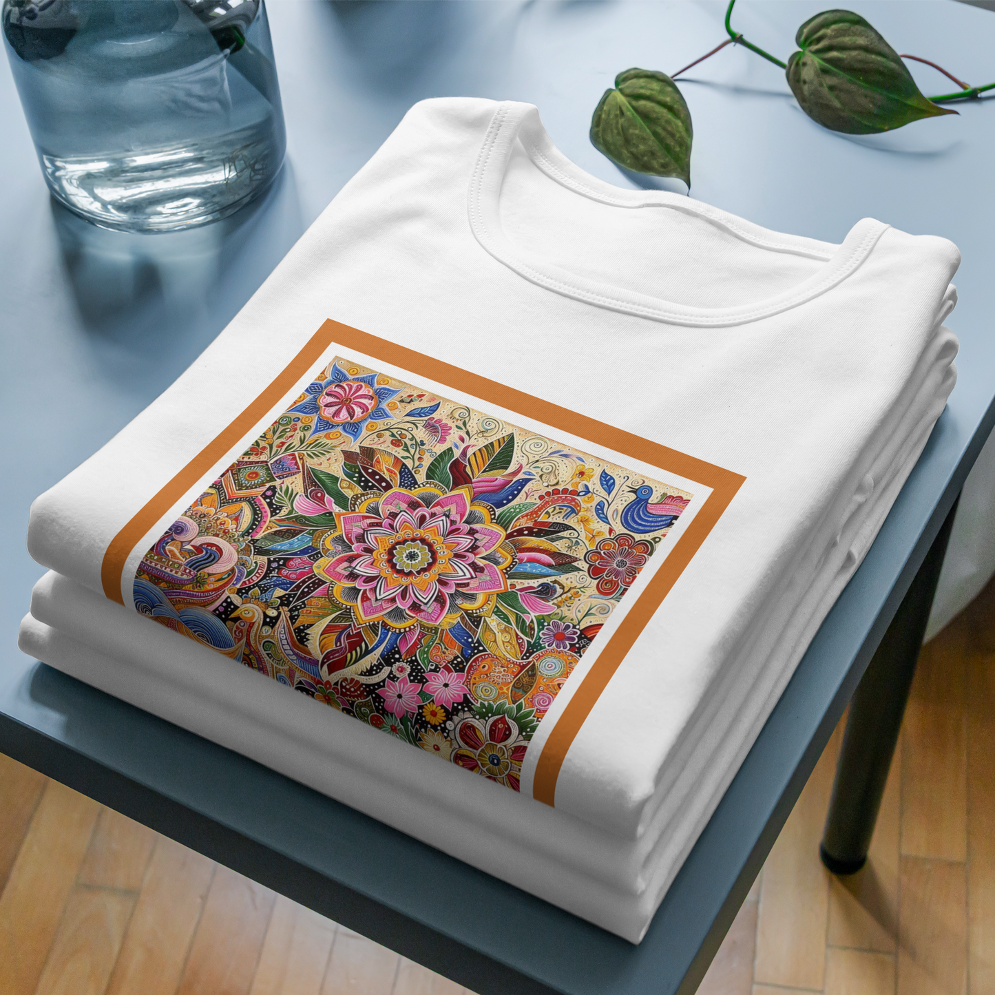 Trending Madhubani Art D1: Unisex T-shirt