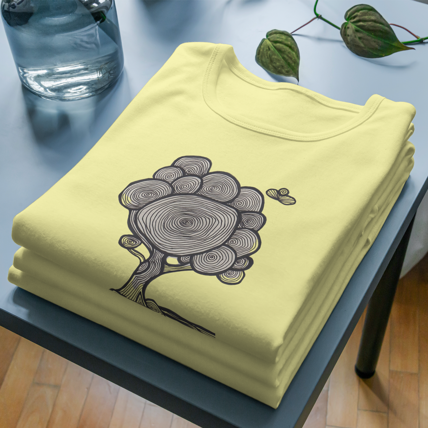 Trending Art D10: Line Tree: Unisex T-Shirt