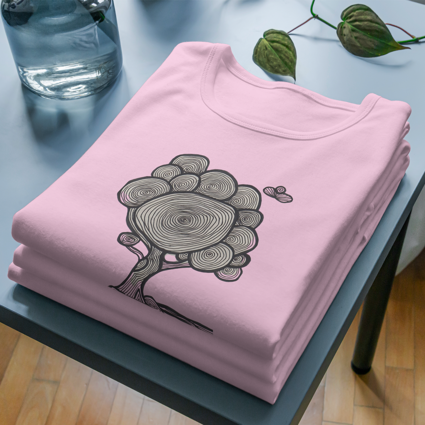 Trending Art D10: Line Tree: Unisex T-Shirt