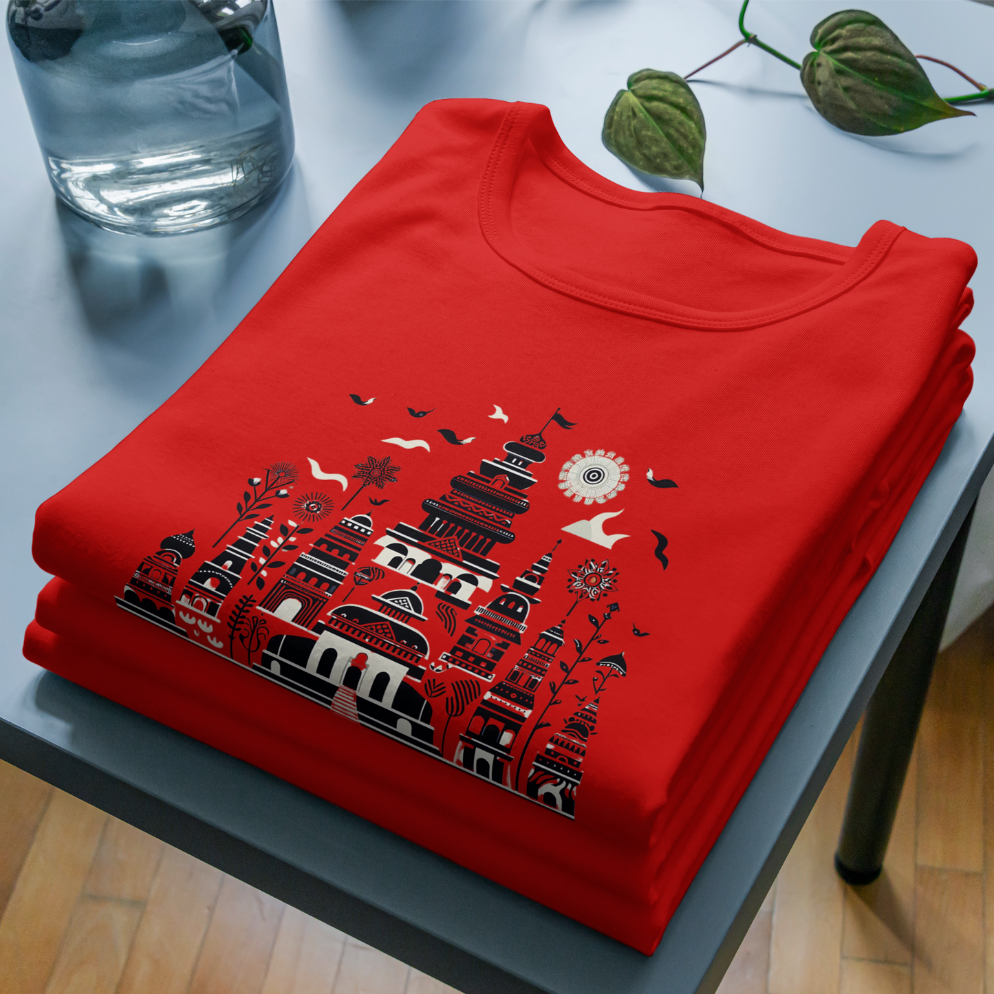Trending Madhubani Art D2: Unisex T-shirt