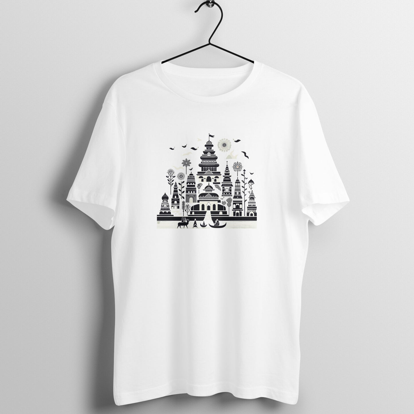 Trending Madhubani Art D2: Unisex T-shirt