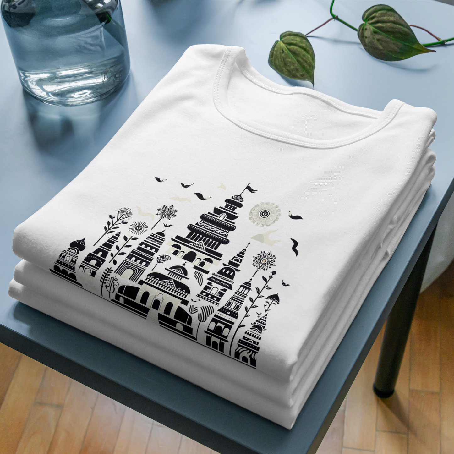 Trending Madhubani Art D2: Unisex T-shirt