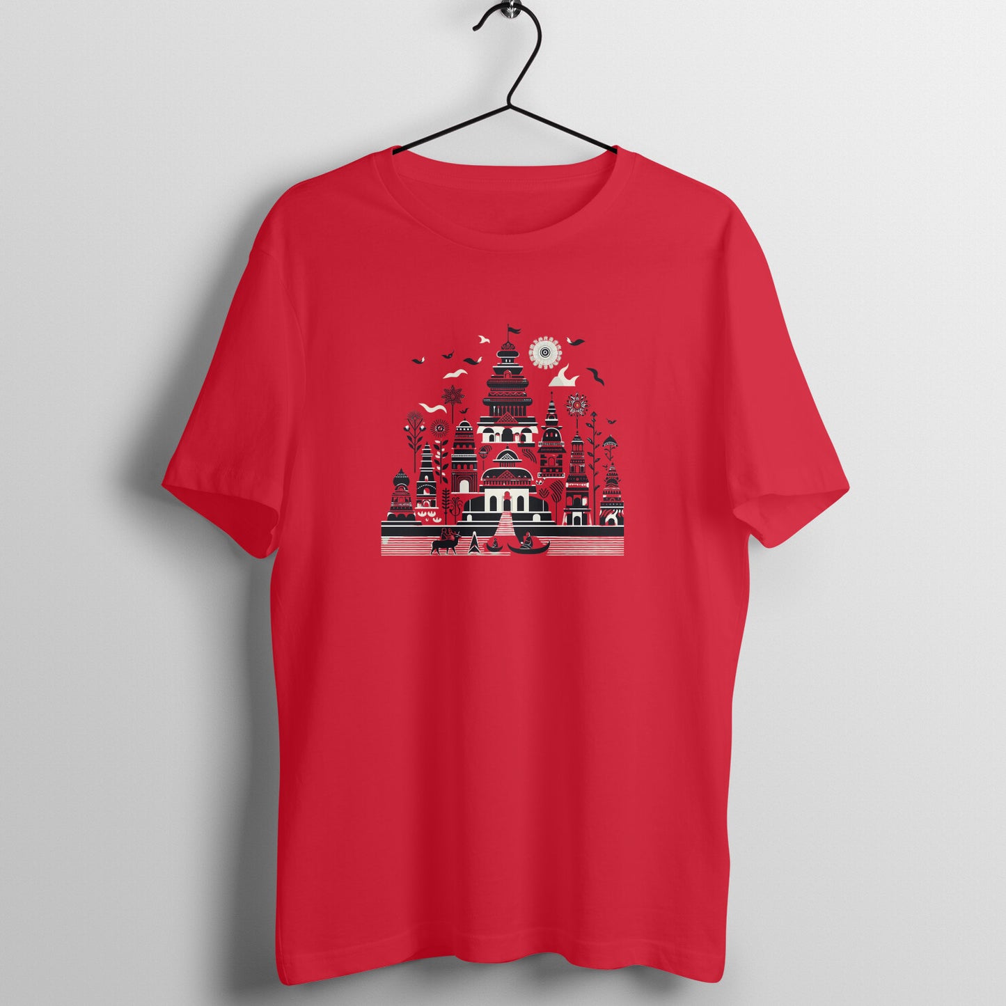 Trending Madhubani Art D2: Unisex T-shirt