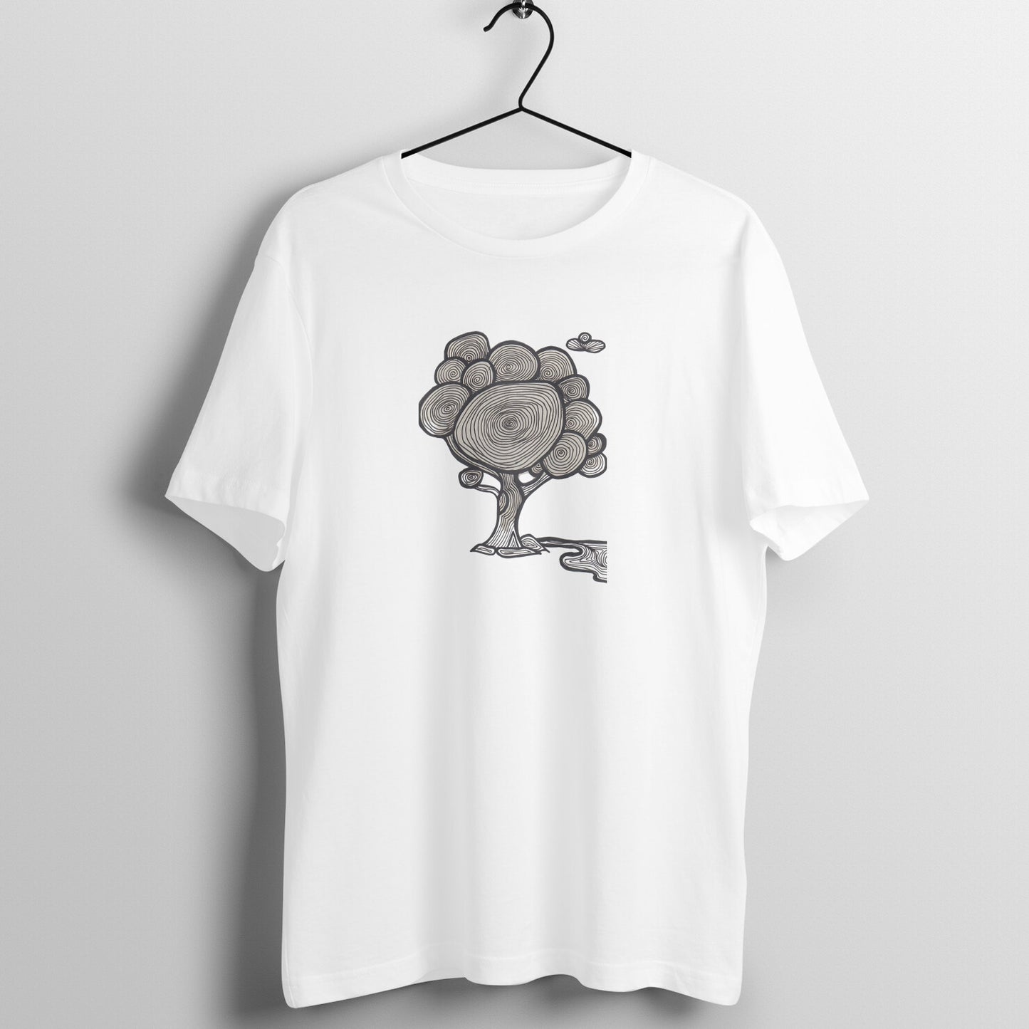 Trending Art D10: Line Tree: Unisex T-Shirt