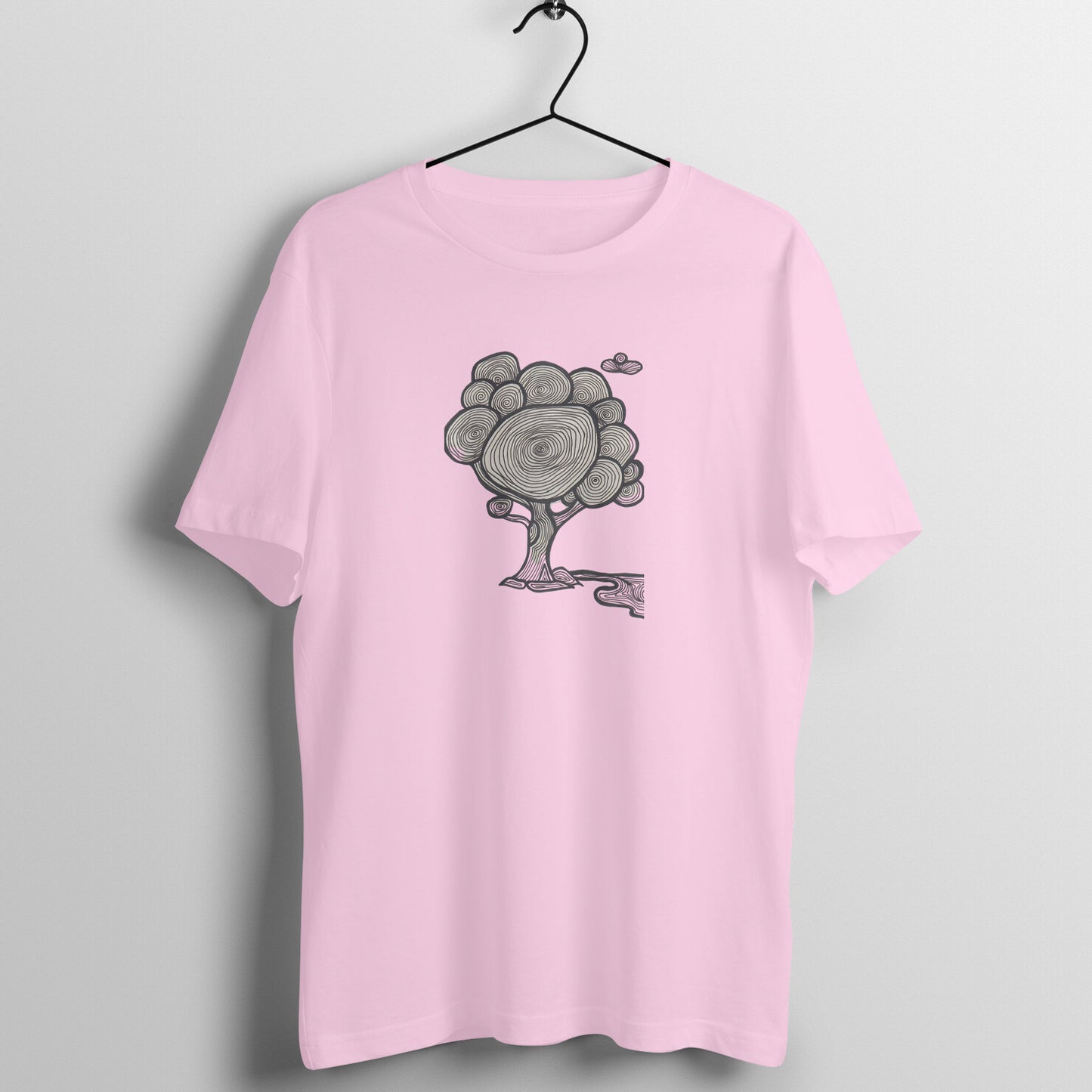 Trending Art D10: Line Tree: Unisex T-Shirt
