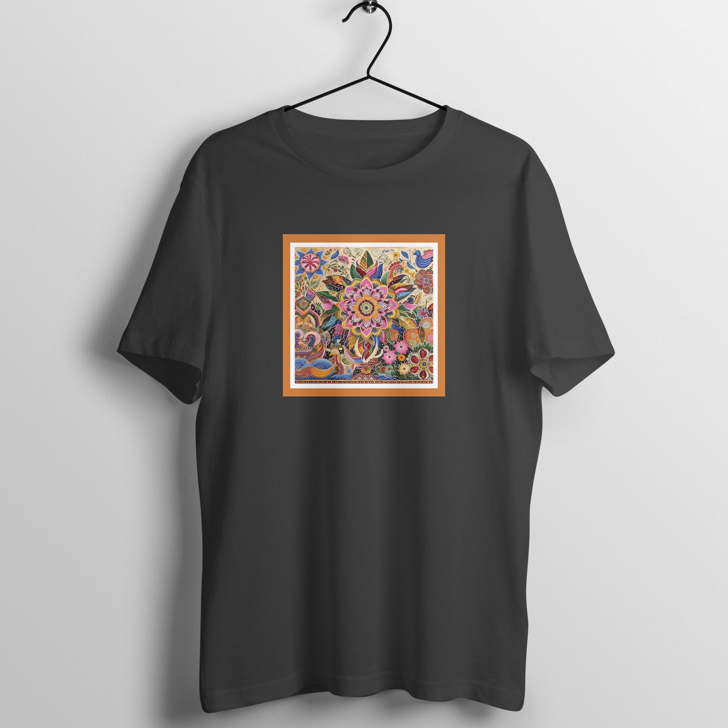 Trending Madhubani Art D1: Unisex T-shirt