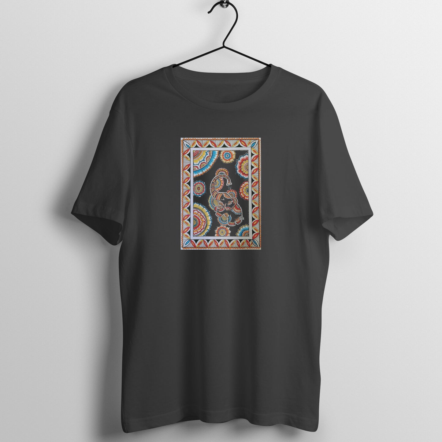 Trending Madhubani Art D5: Unisex T-shirt: