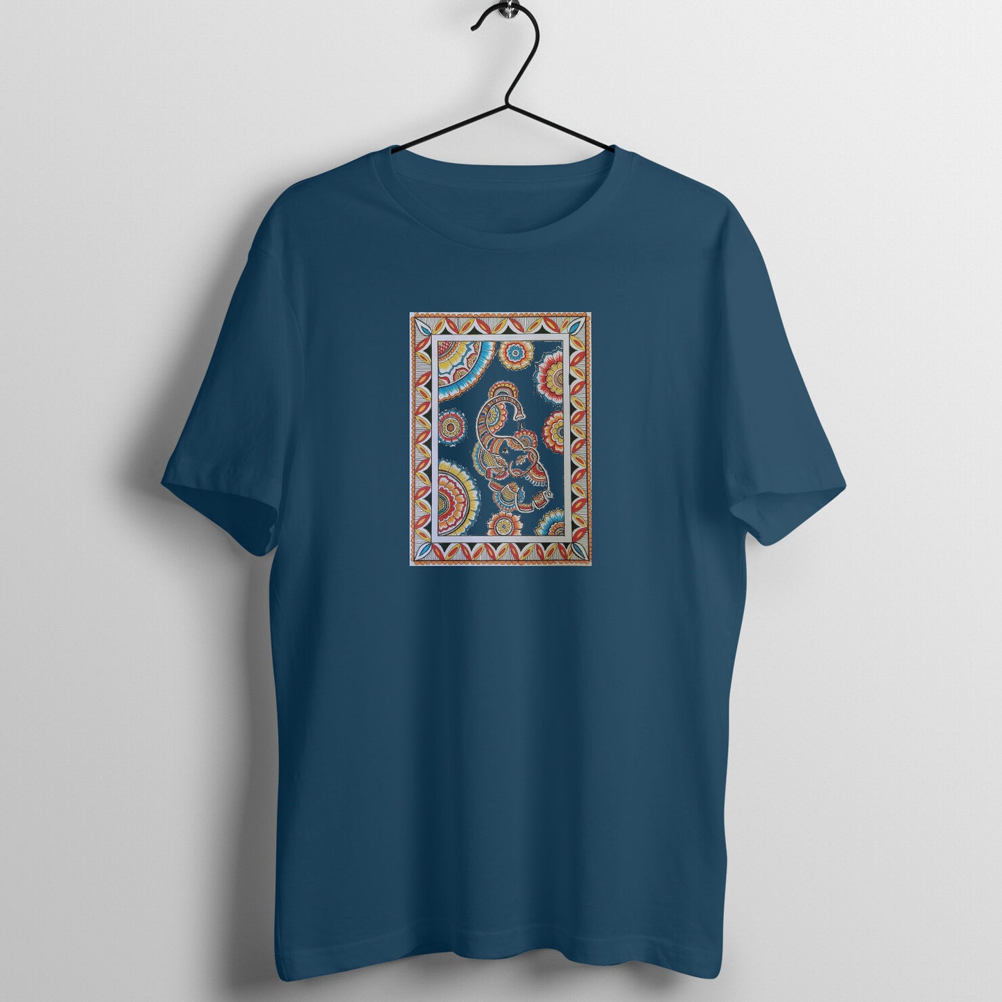 Trending Madhubani Art D5: Unisex T-shirt: