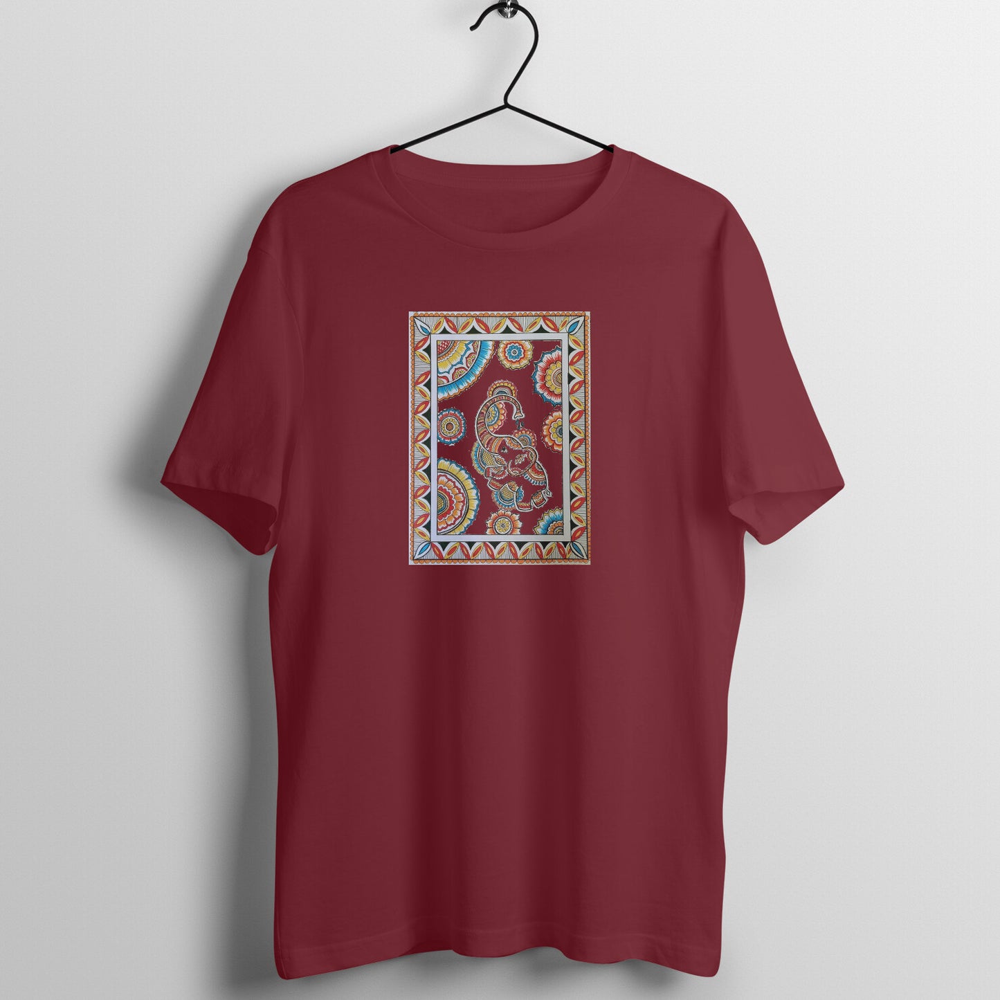 Trending Madhubani Art D5: Unisex T-shirt:
