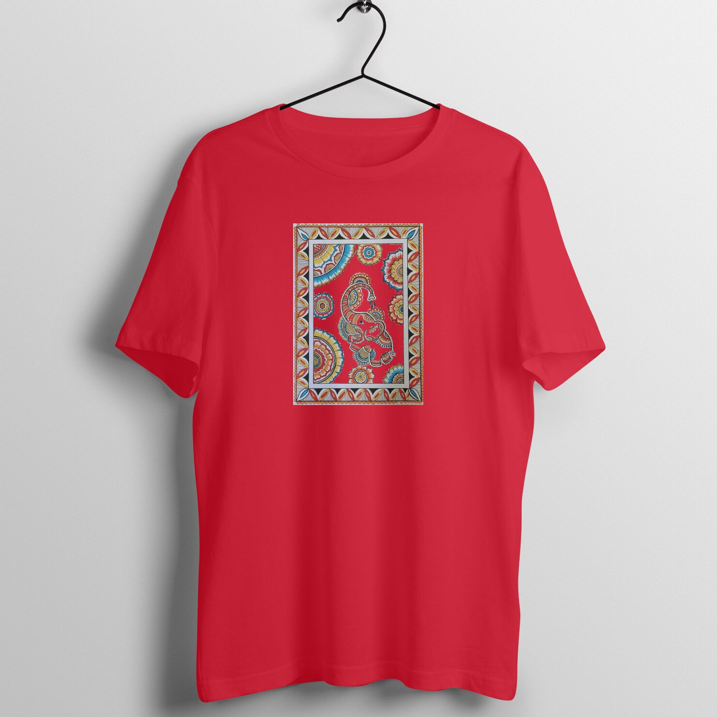 Trending Madhubani Art D5: Unisex T-shirt: