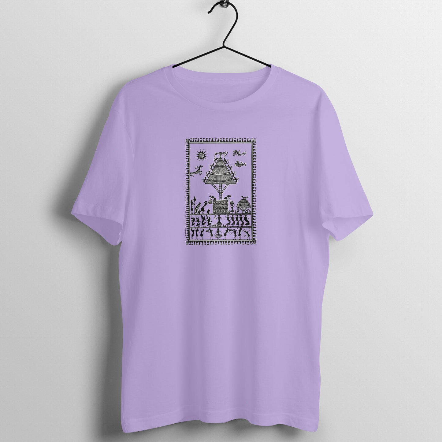 Trending Warli Art D8: Village Worker: Unisex T-Shirt