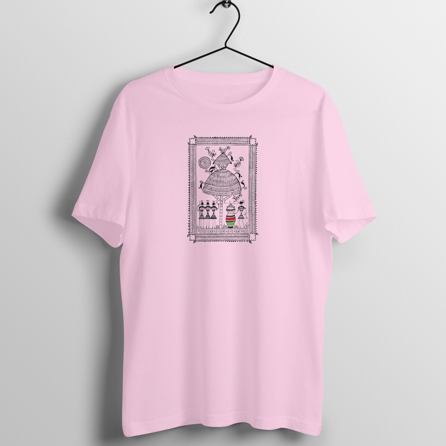 Trending Warli D9: Happy work: Unisex T-Shirt