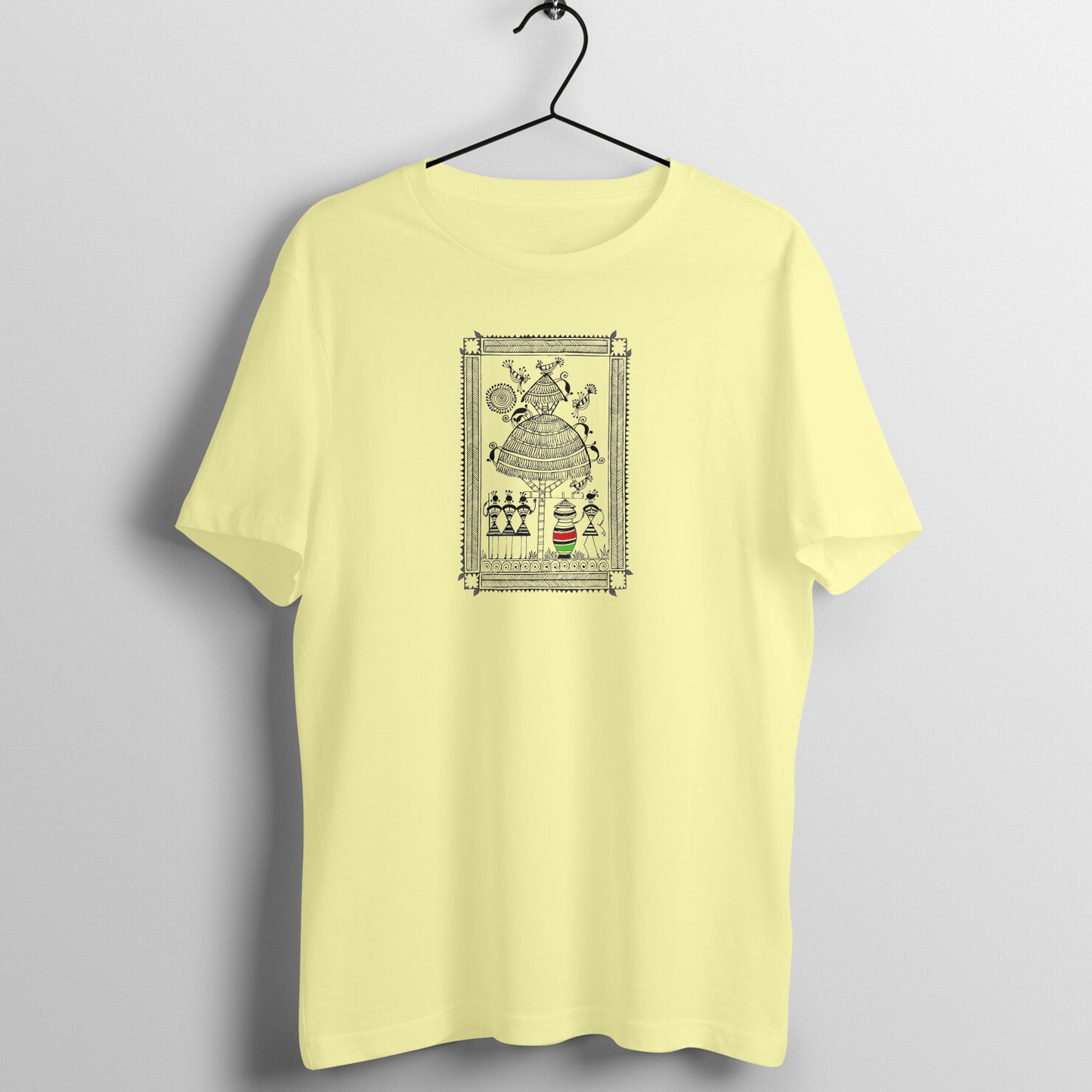 Trending Warli D9: Happy work: Unisex T-Shirt