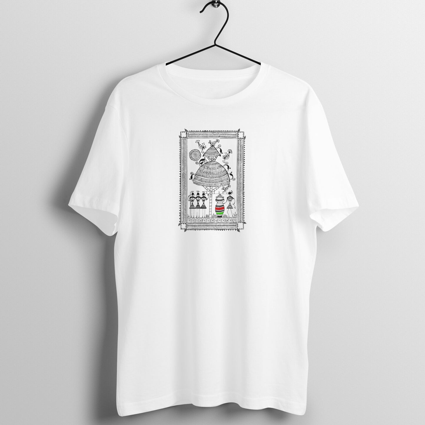 Trending Warli D9: Happy work: Unisex T-Shirt