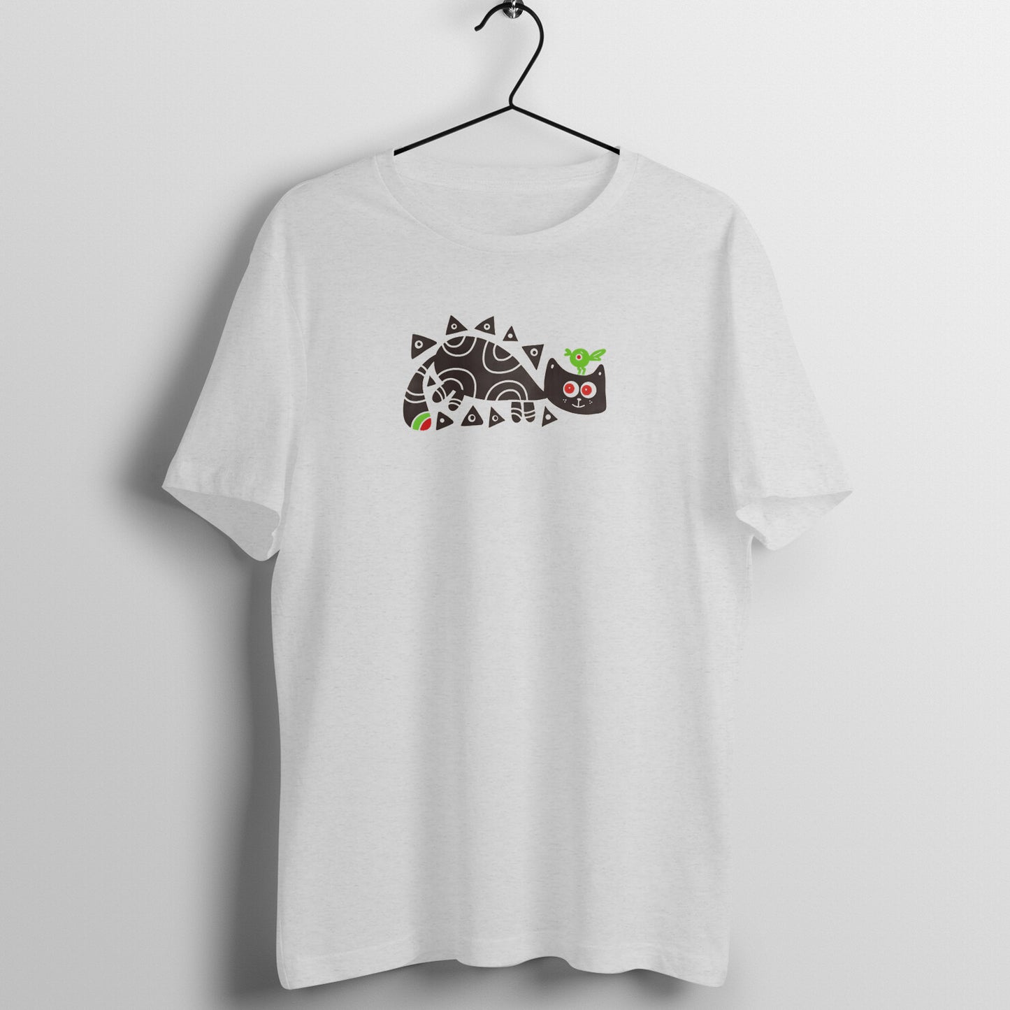 Trending Bengal Art D2: BirdOnCat: Unisex T-Shirt