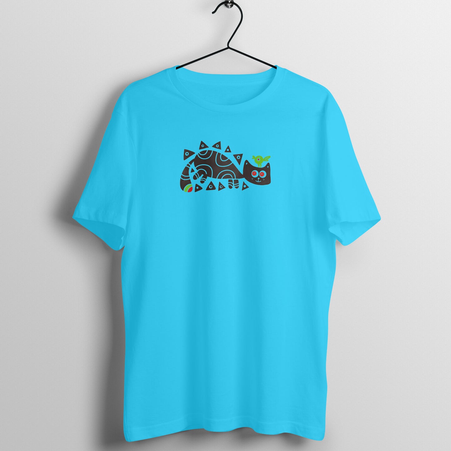 Trending Bengal Art D2: BirdOnCat: Unisex T-Shirt