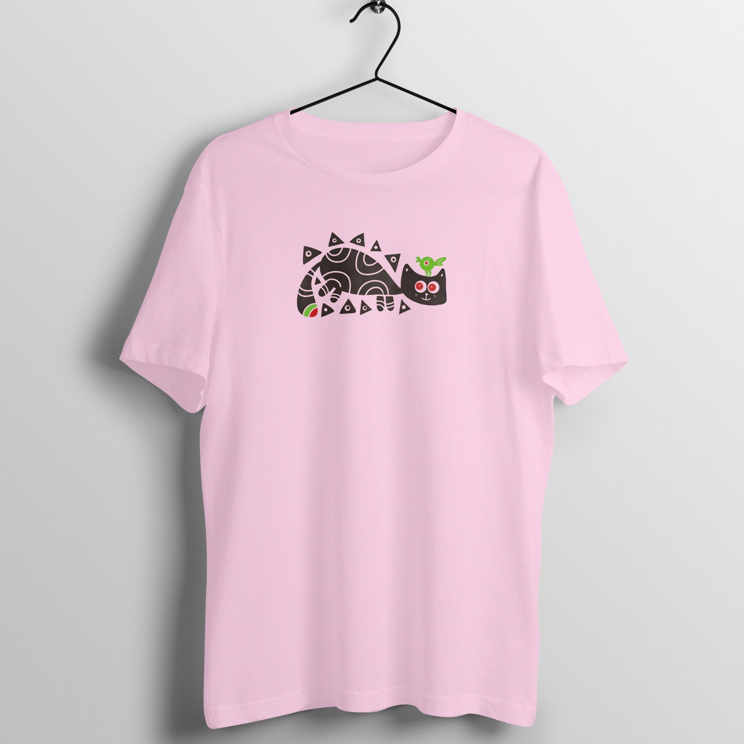 Trending Bengal Art D2: BirdOnCat: Unisex T-Shirt