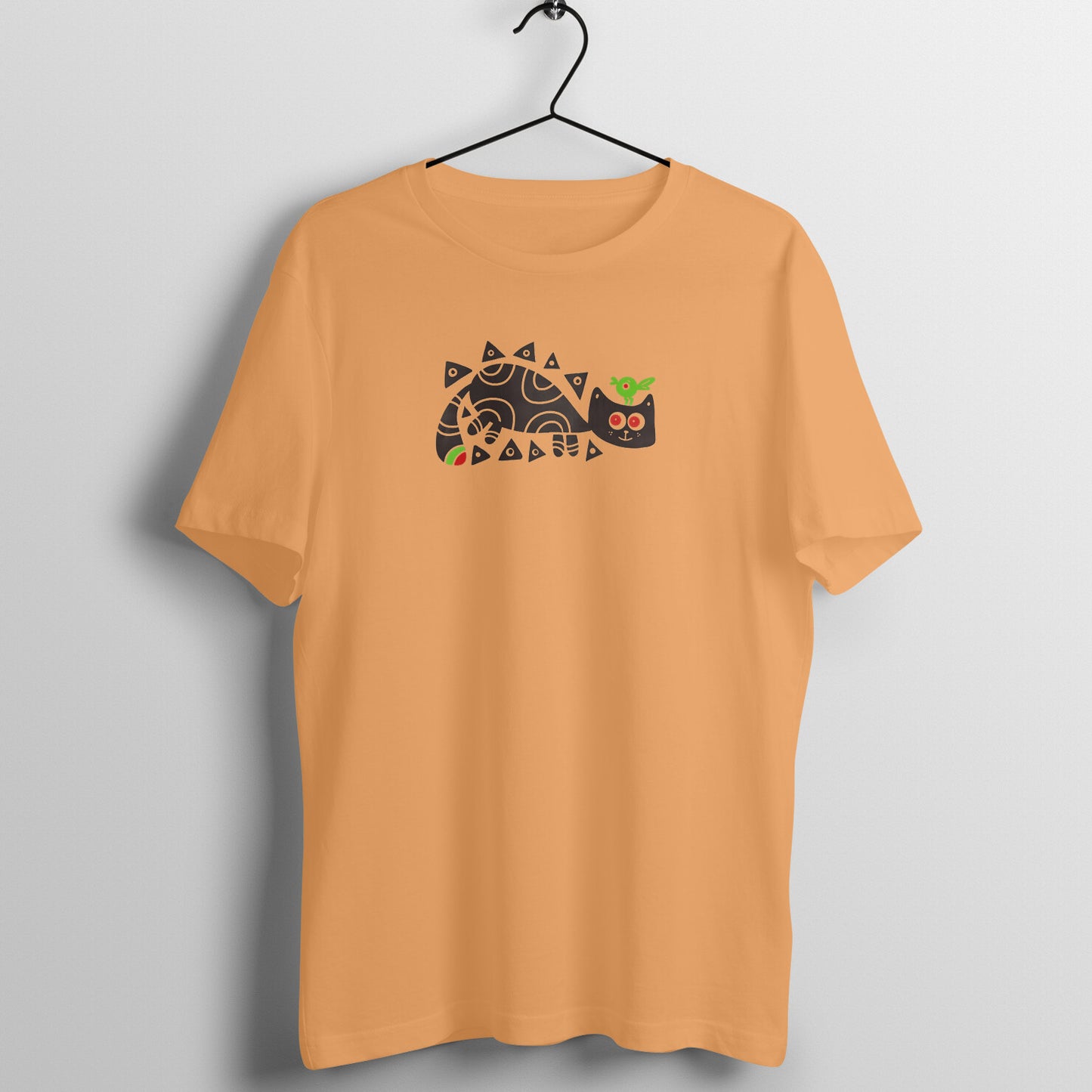 Trending Bengal Art D2: BirdOnCat: Unisex T-Shirt