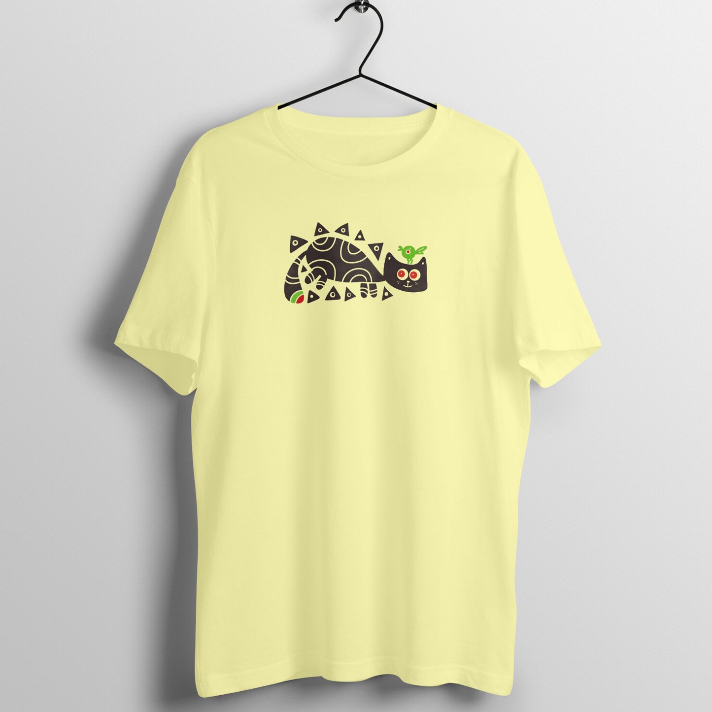 Trending Bengal Art D2: BirdOnCat: Unisex T-Shirt