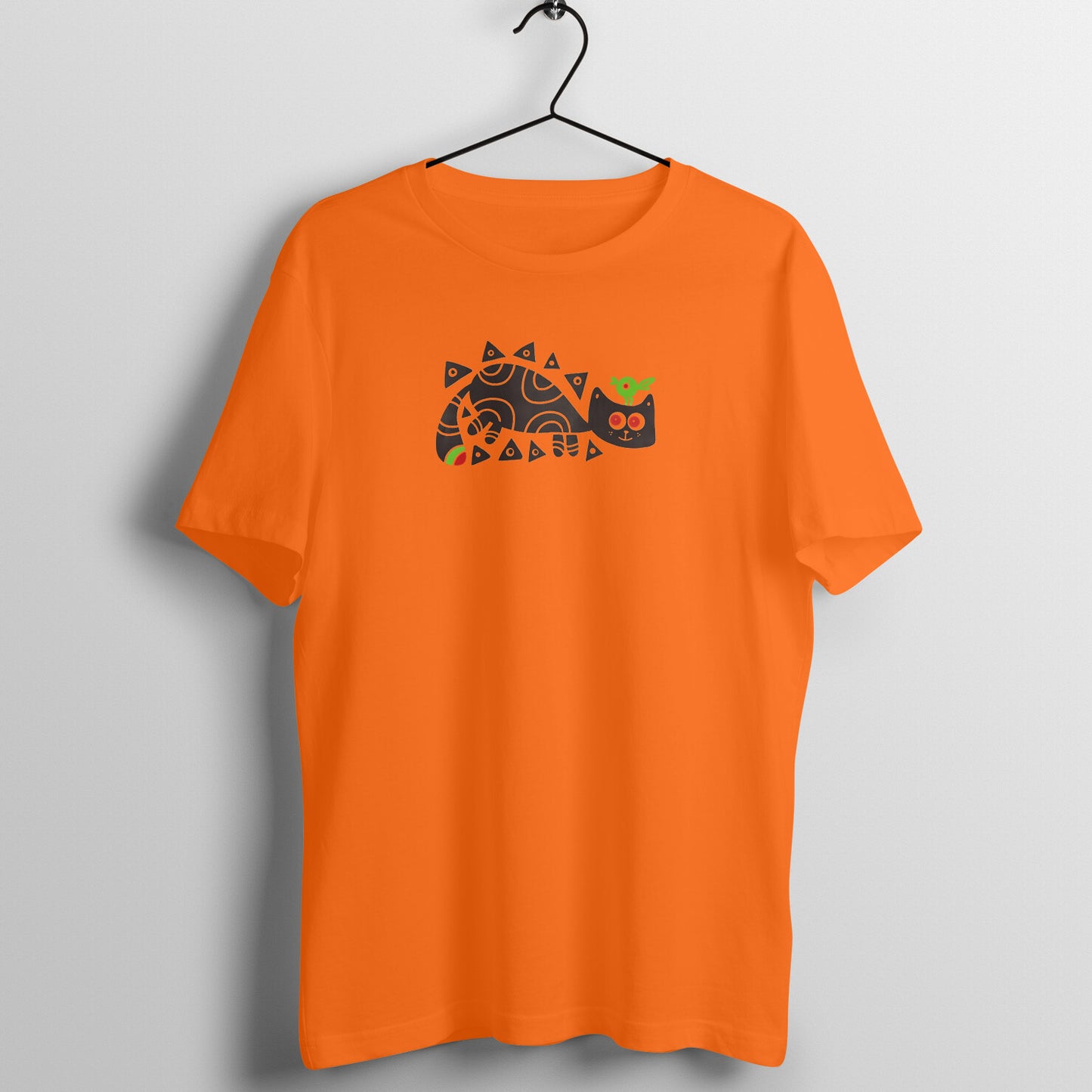 Trending Bengal Art D2: BirdOnCat: Unisex T-Shirt