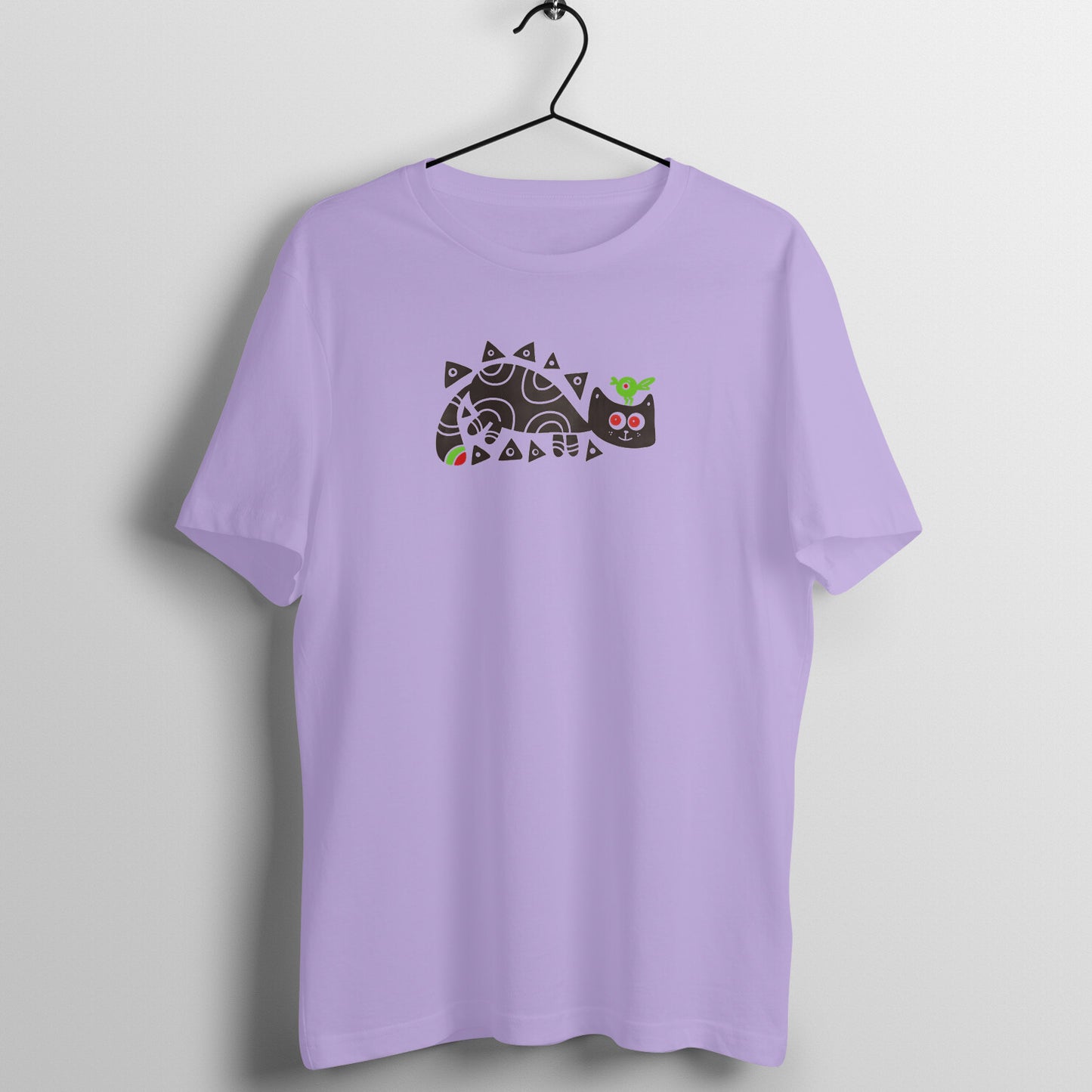 Trending Bengal Art D2: BirdOnCat: Unisex T-Shirt