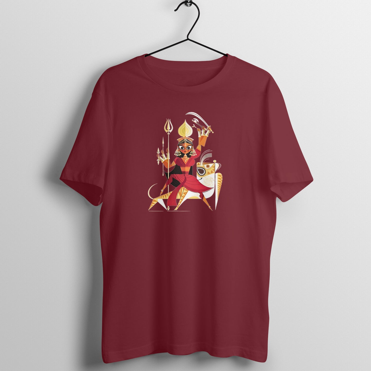Bengal Art D12: Ma Durga: Unisex T-Shirt