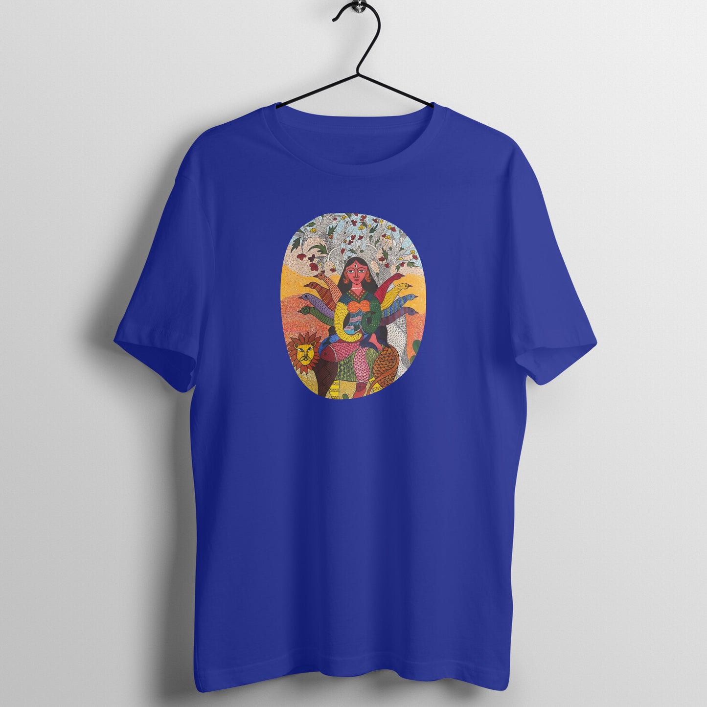 Trending Madhubani D15: Ma Durga: Unisex T-Shirt