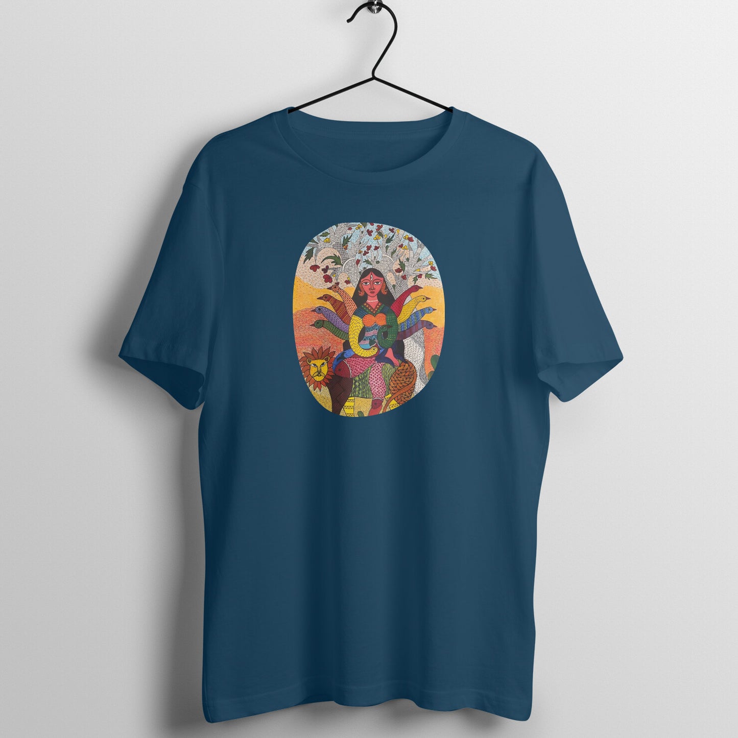 Trending Madhubani D15: Ma Durga: Unisex T-Shirt