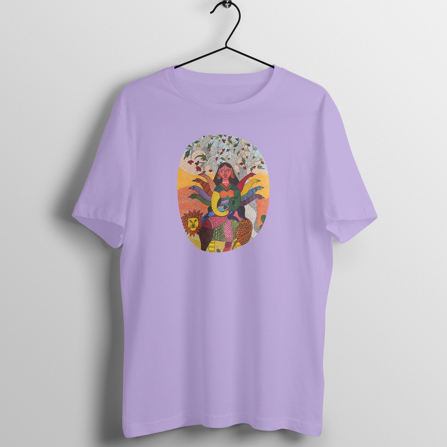Trending Madhubani D15: Ma Durga: Unisex T-Shirt