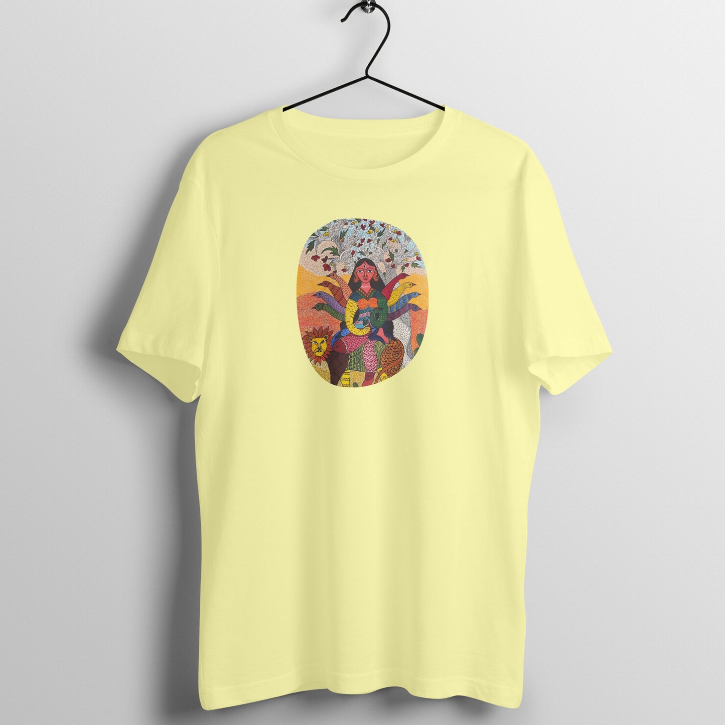 Trending Madhubani D15: Ma Durga: Unisex T-Shirt