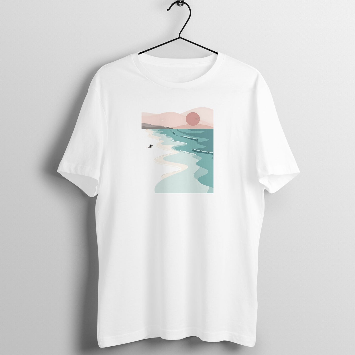 Trending Art D21: Seashore: Unisex T-shirt