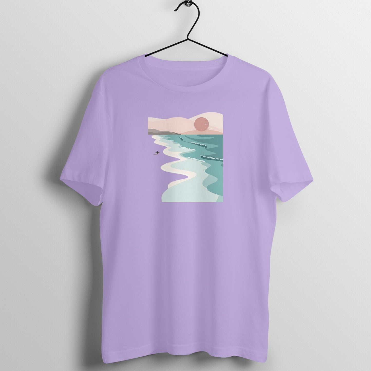 Trending Art D21: Seashore: Unisex T-shirt