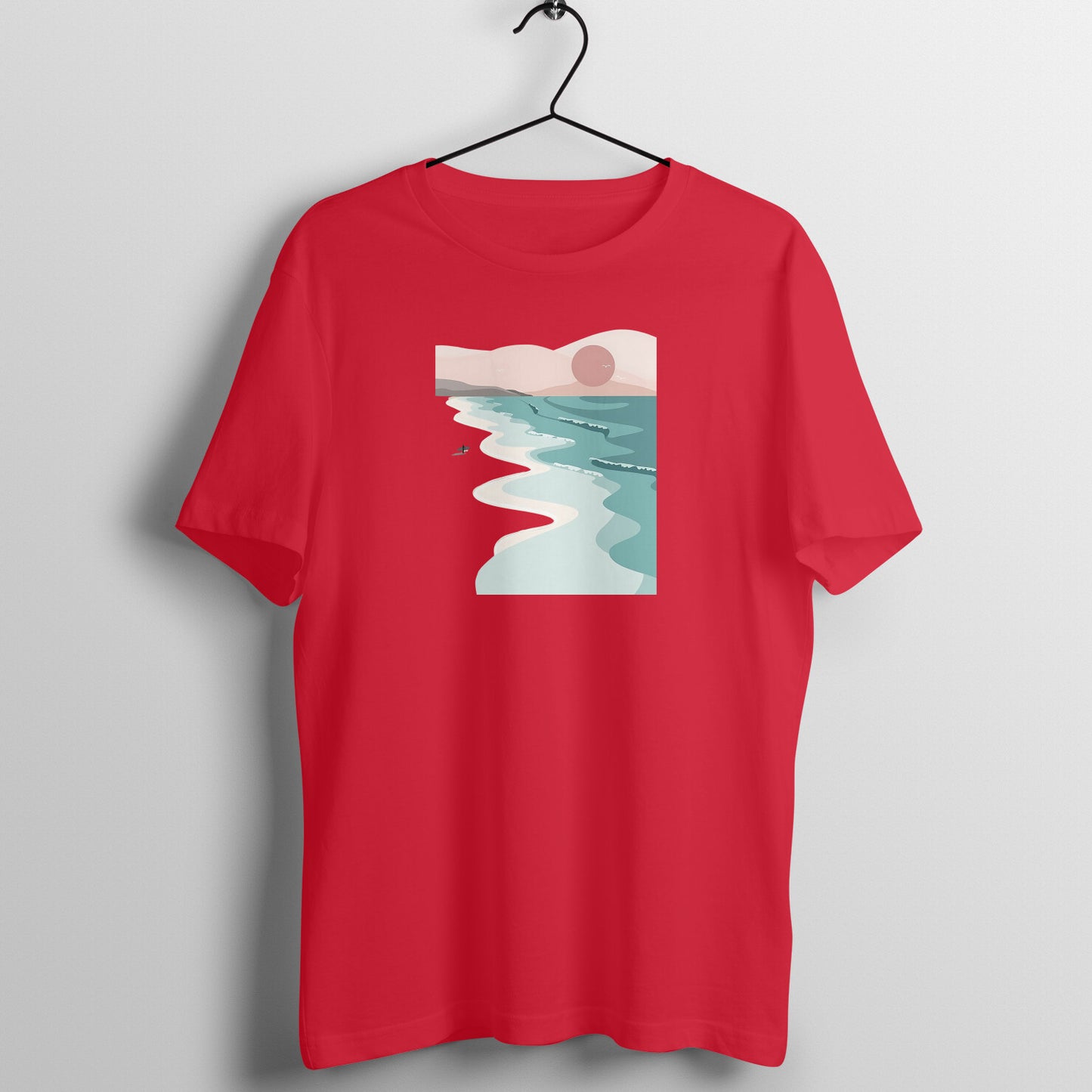 Trending Art D21: Seashore: Unisex T-shirt