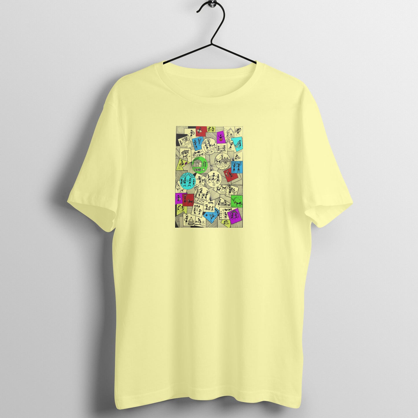 Trending Warli Art D12: Daily Life: Unisex T-shirt
