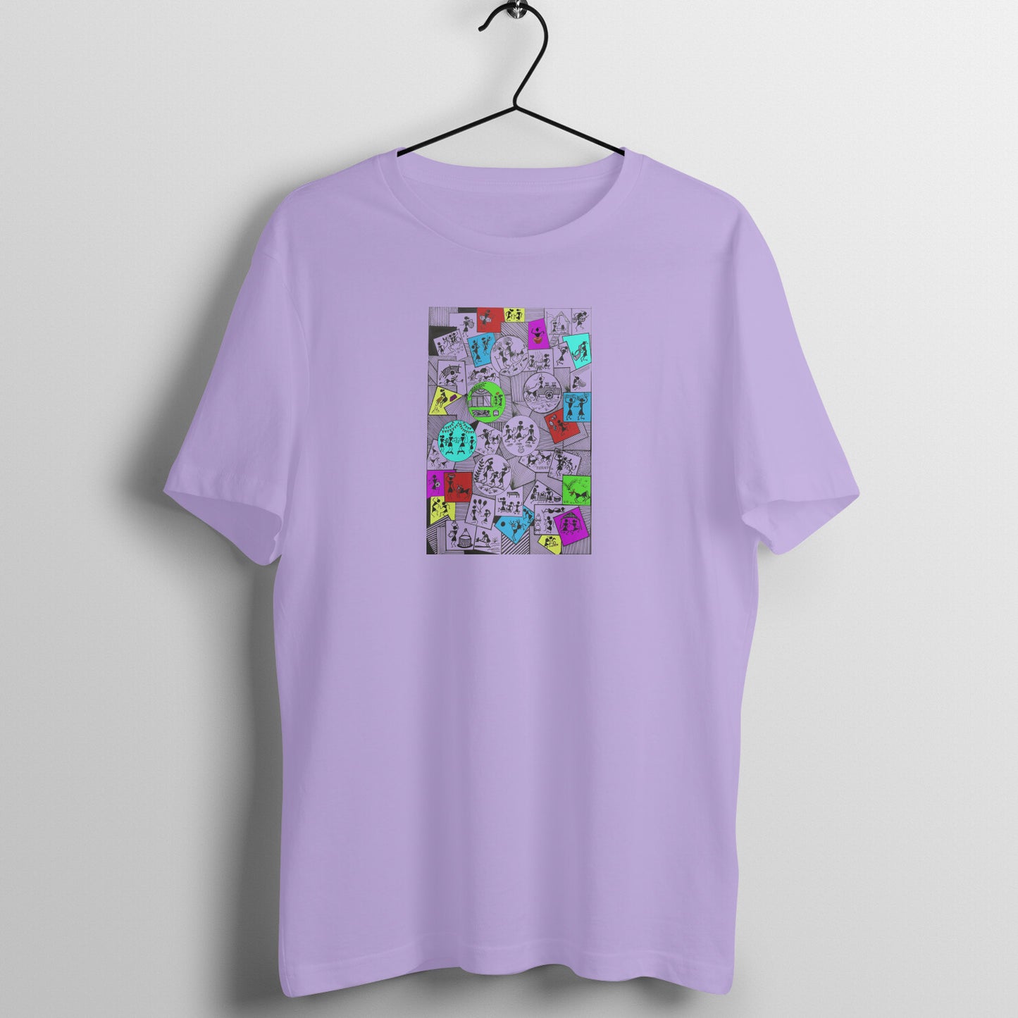 Trending Warli Art D12: Daily Life: Unisex T-shirt
