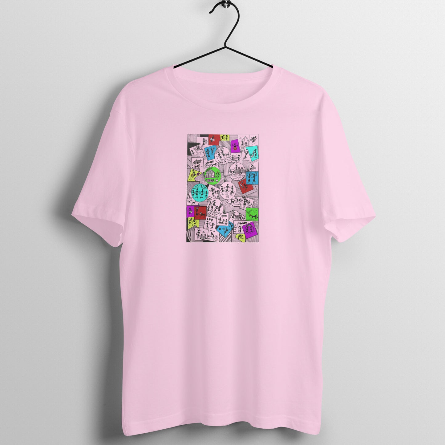 Trending Warli Art D12: Daily Life: Unisex T-shirt